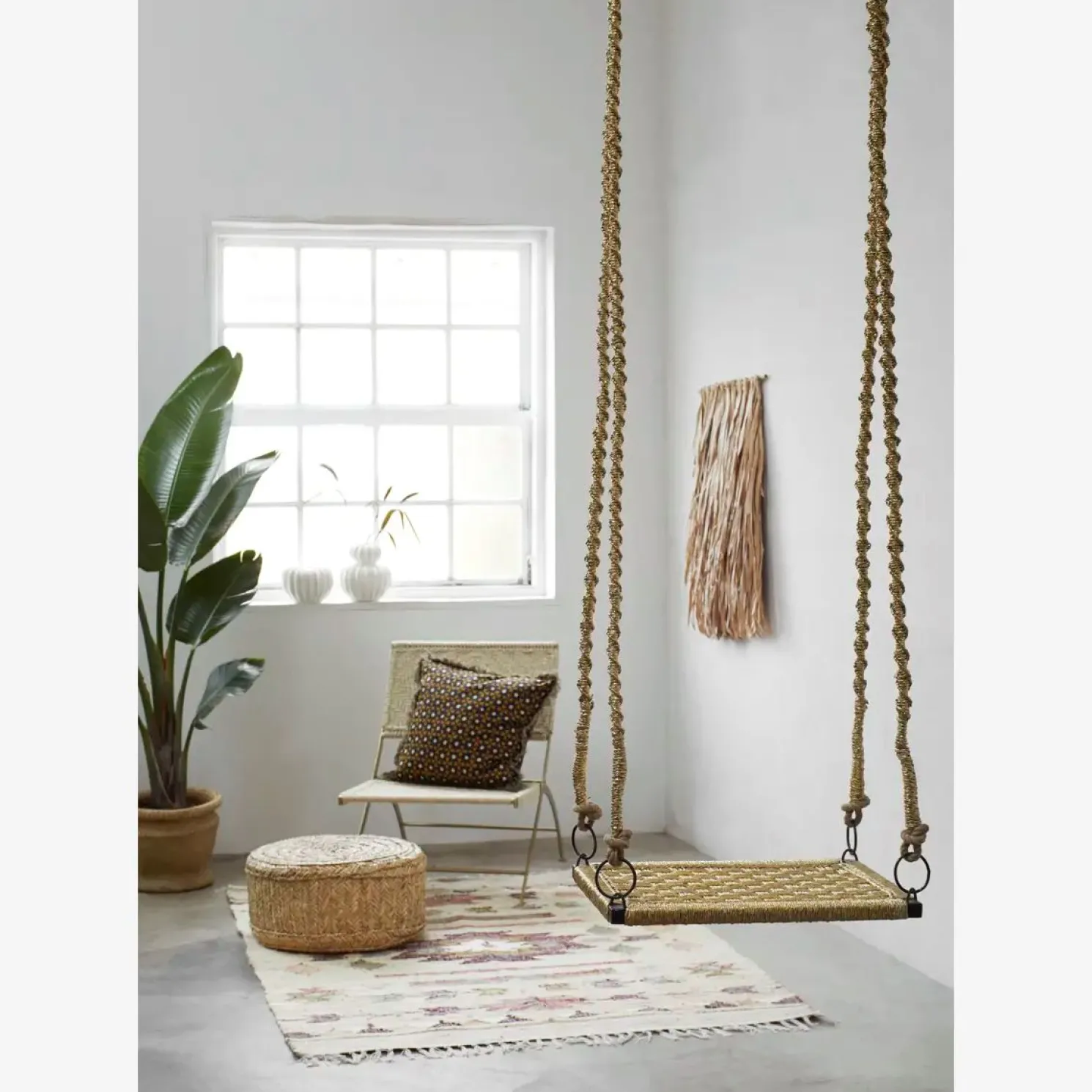 MADAM STOLTZ Wanddekoration Wasserhyazinthe Natur