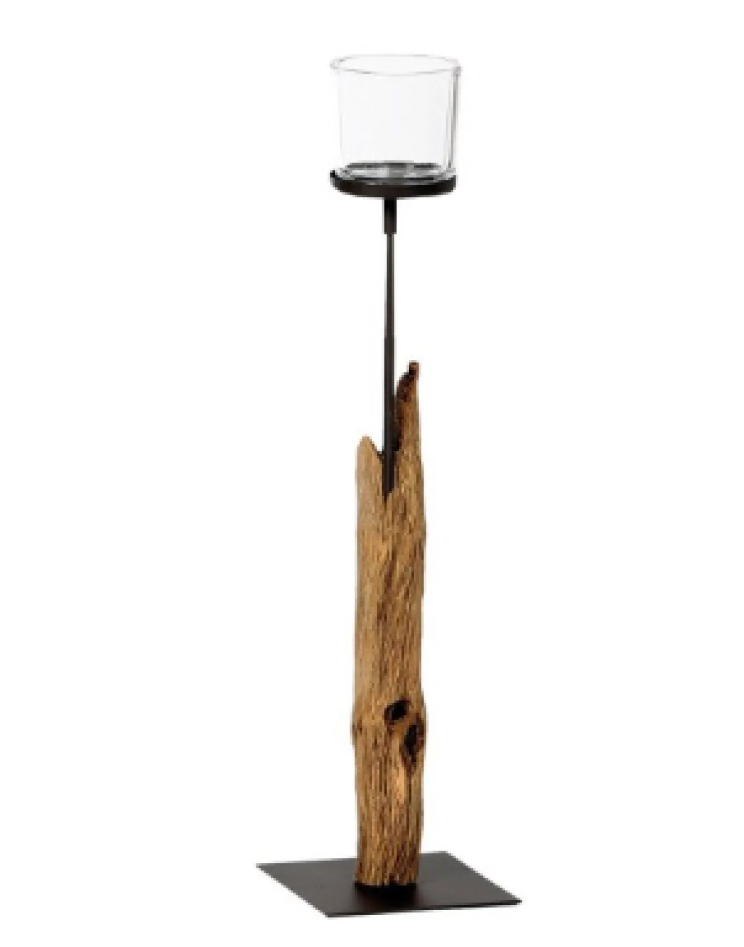 WMG Holz Windlicht Laura 45cm