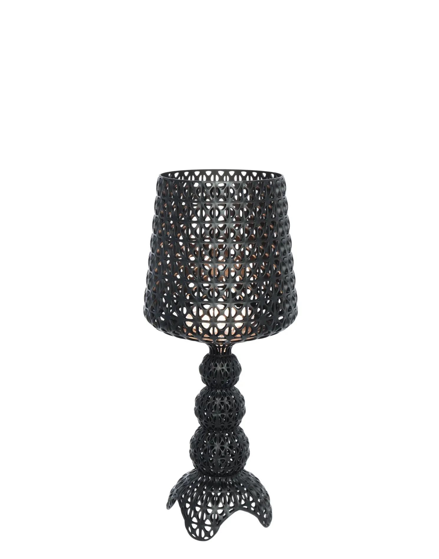 Kartell Lampe Mini Kabuki schwarz
