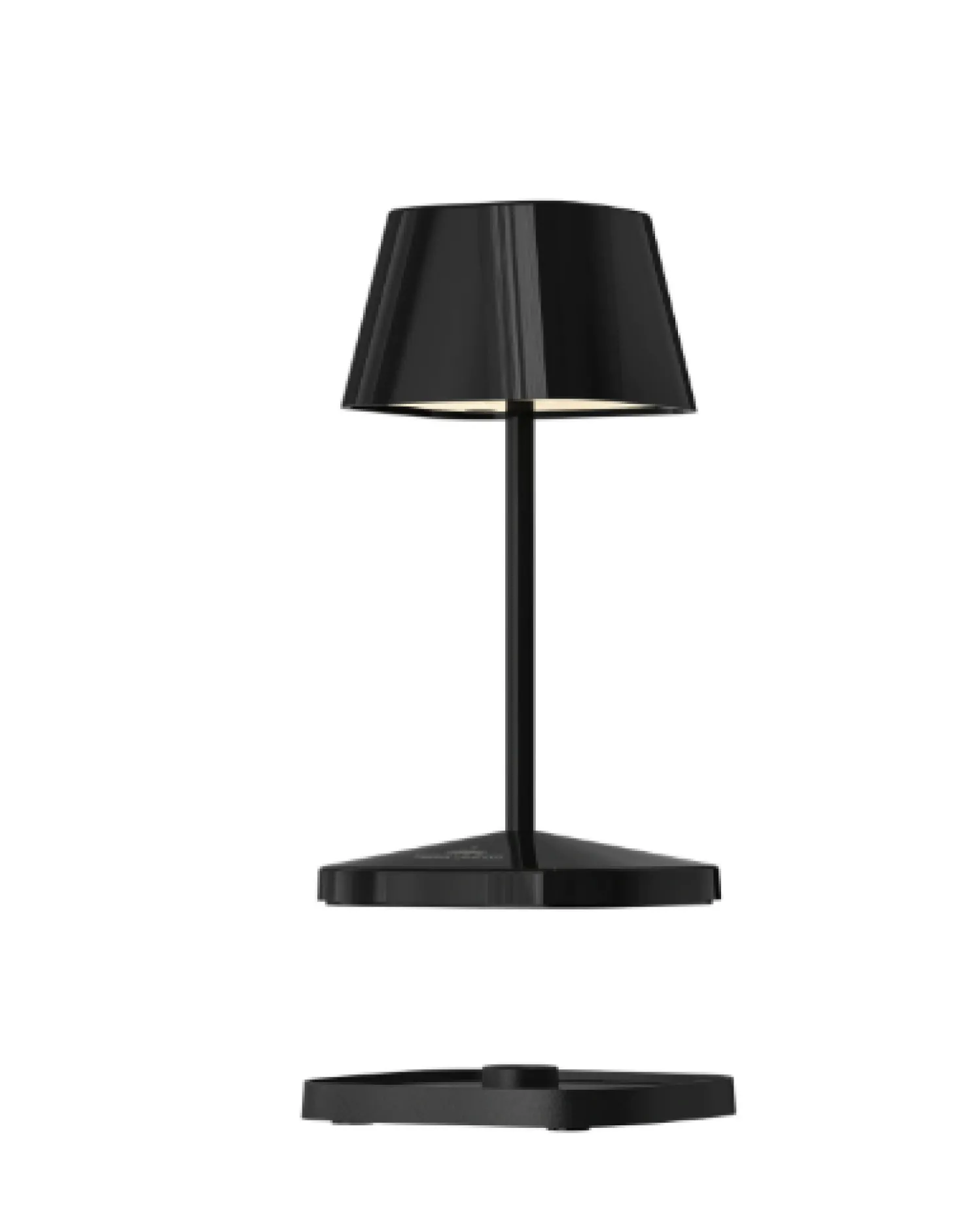 Villeroy & Boch NEAPEL NANO kompakte Akku-Tischleuchte - In- und Outdoor schwarz ceramic
