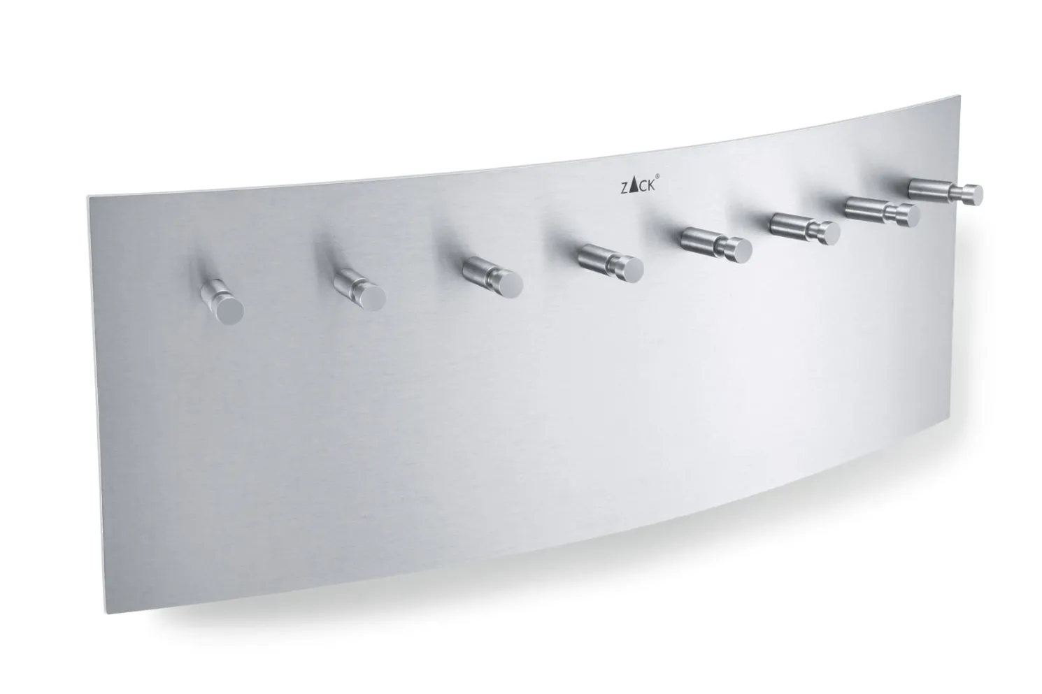 Zack Ergo Schlüsselbrett aus Edelstahl mit 8 Haken