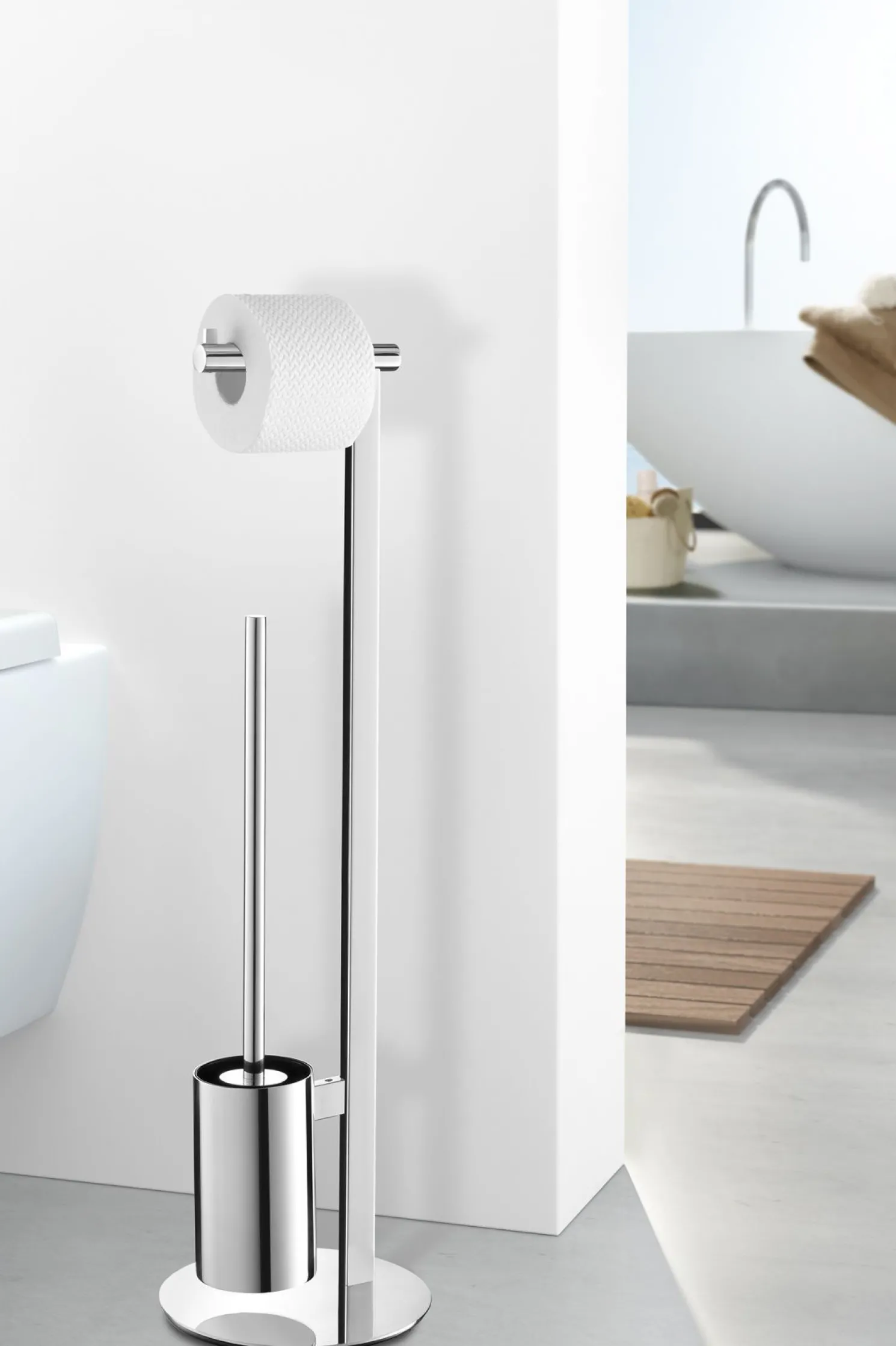 Zack Scala moderner Toilettenbutler Schwarz
