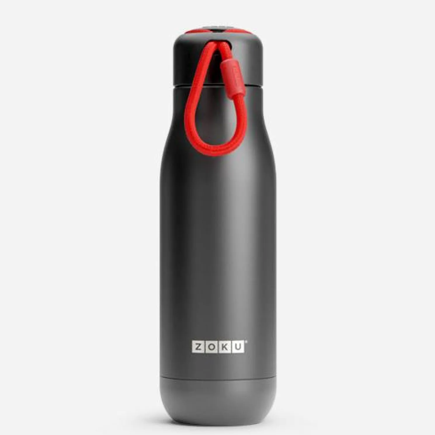 Zoku Edelstahl Trinkflasche 350ml Black